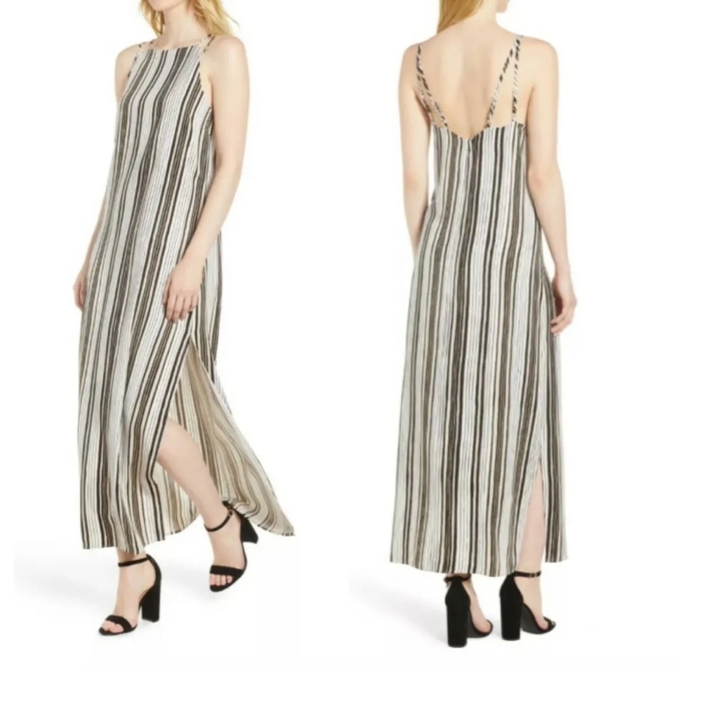 Cupcakes & Cashmere Corin Stripe Maxi Dress